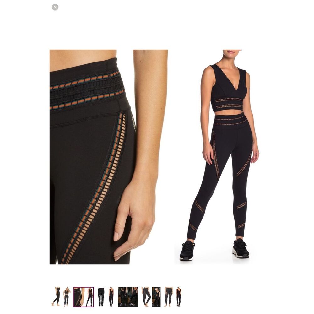 Free People Movement Set Legging Bra High Waist ladder Compression 2 Piece XS